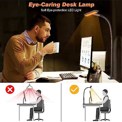 Minimalist Airlonv LED Desk Lamp for Office Home, Eye-Caring Kit