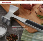 Gourmet Multi Sided Meat Tenderizer for Pounding Meats, Nuts, Kit