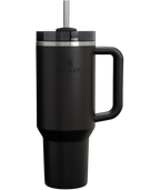Double-Wall Vacuum The Quencher H2.0 Flowstate Tumbler  | Stanley Create D332L - Premium Stainless Steel Straw Cup for All-Day Hydration - Black 2.0