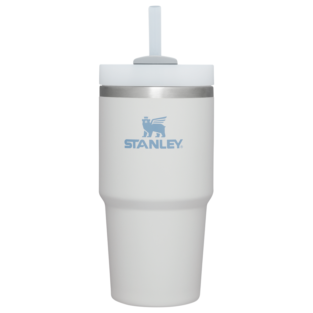 Splash-Resistant FlowState The Quencher H2.0 Flowstate Tumbler | Stanley Create D330L - Premium Stainless Steel Straw Cup for All-Day Hydration - Fog
