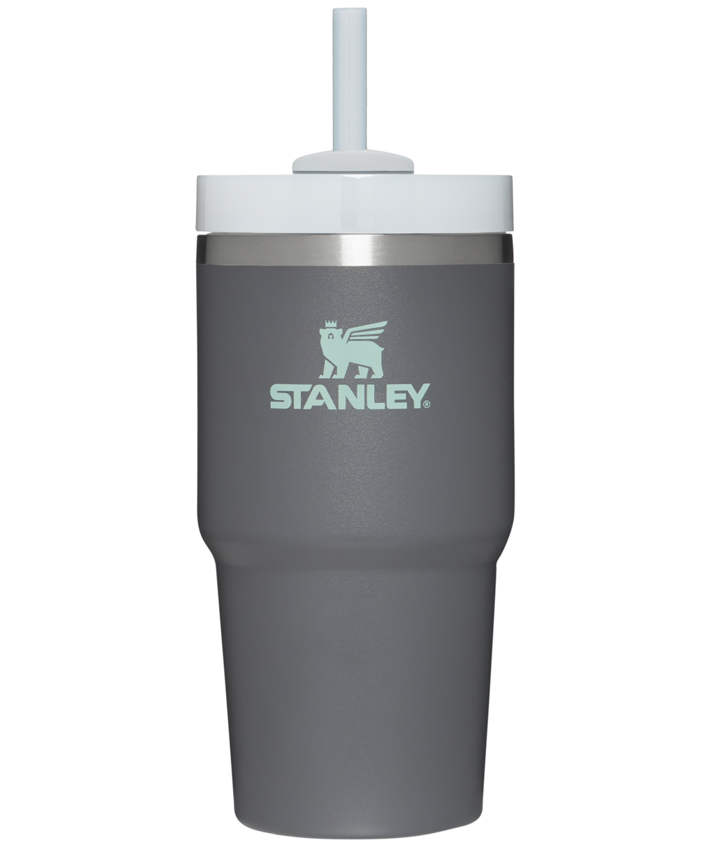 Splash-Resistant FlowState The Quencher H2.0 Flowstate Tumbler | Stanley Create D330L - Premium Stainless Steel Straw Cup for All-Day Hydration - Charcoal