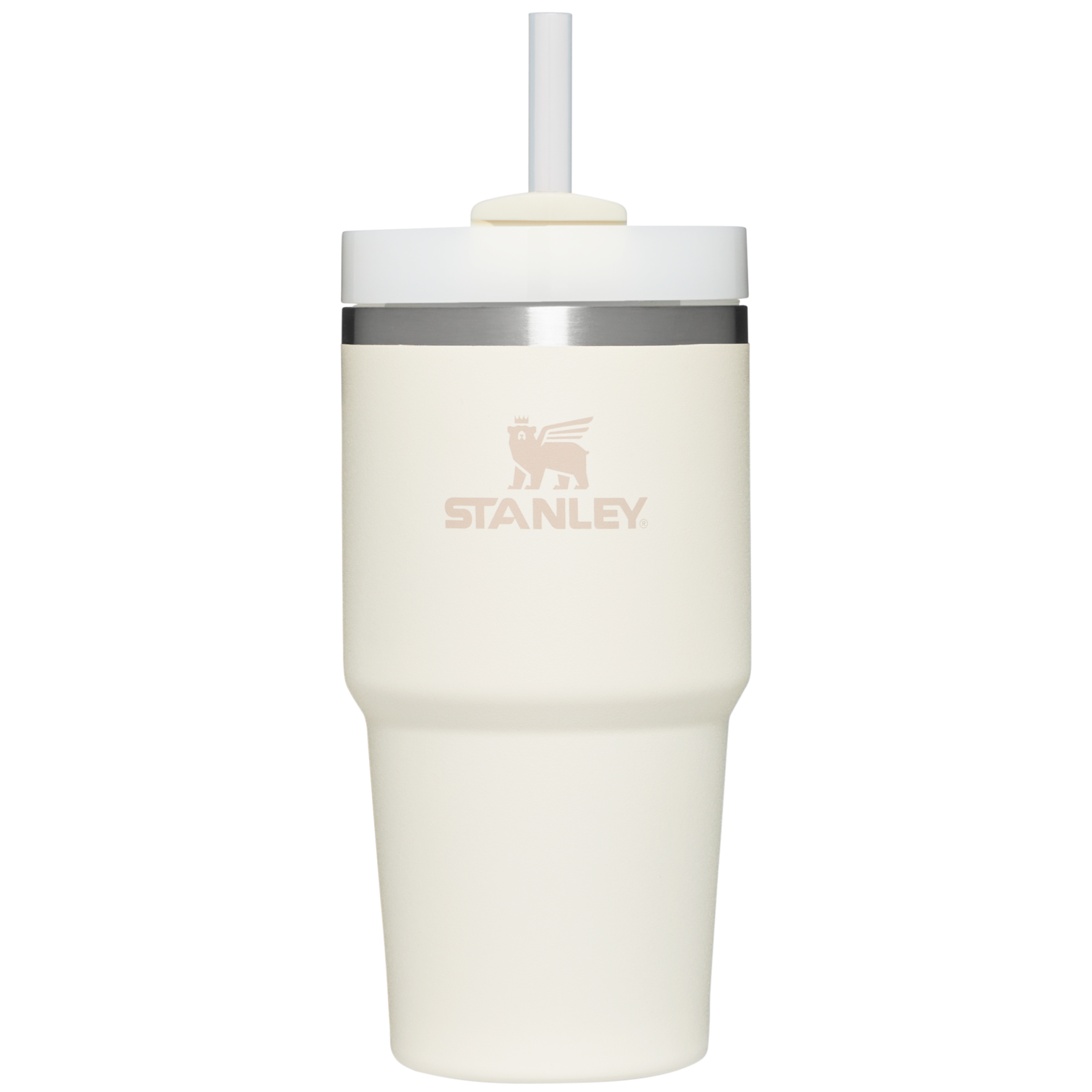 Car-Cup Friendly The Quencher H2.0 Flowstate Tumbler D030T - 40oz Large Capacity Car-Cup Friendly Quencher - Cream