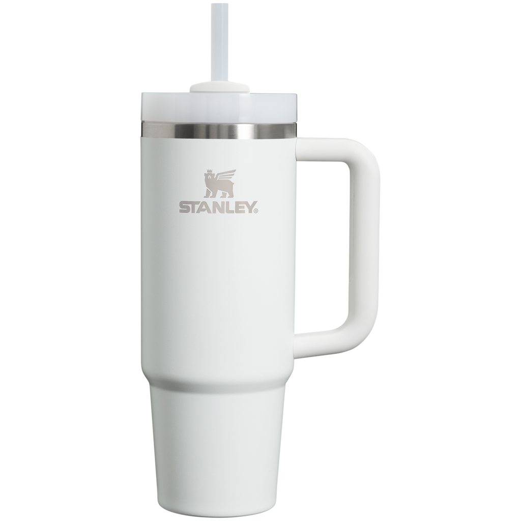 Insulated Travel The Quencher H2.0 Flowstate Tumbler D051L - Premium Stainless Steel Straw Cup for All-Day Hydration - Frost