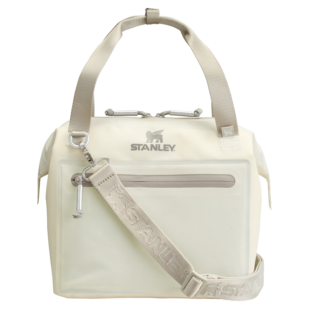 Ice-Retention The All Day Julienne Mini Cooler D052R - Compact All-Weather Soft-Sided Cooler Backpack - Cream