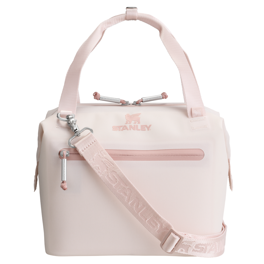 Ice-Retention The All Day Julienne Mini Cooler D052R - Compact All-Weather Soft-Sided Cooler Backpack - Rose Quartz