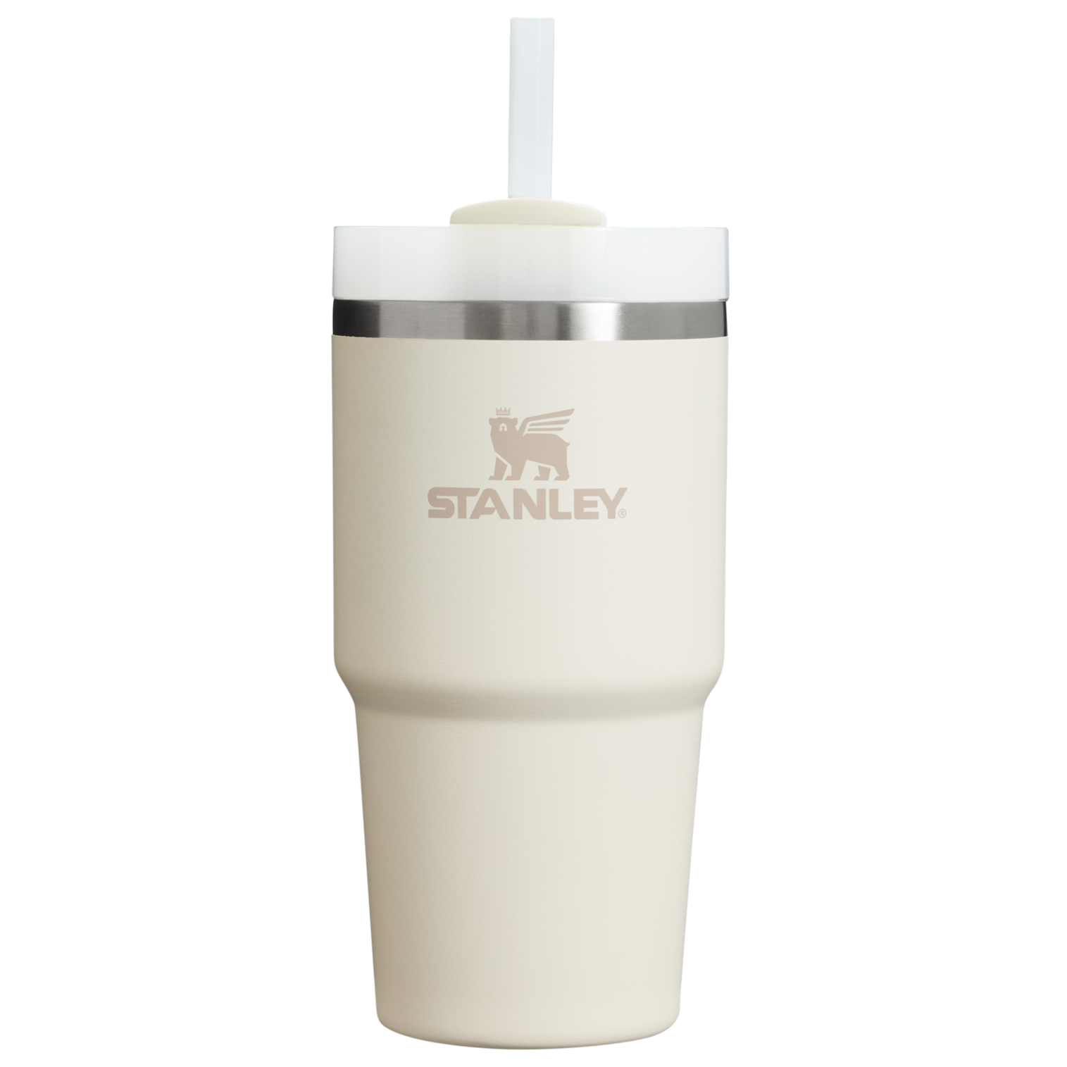 Car-Cup Friendly The Quencher H2.0 Flowstate Tumbler D030T - 40oz Large Capacity Car-Cup Friendly Quencher - Cream 2.0