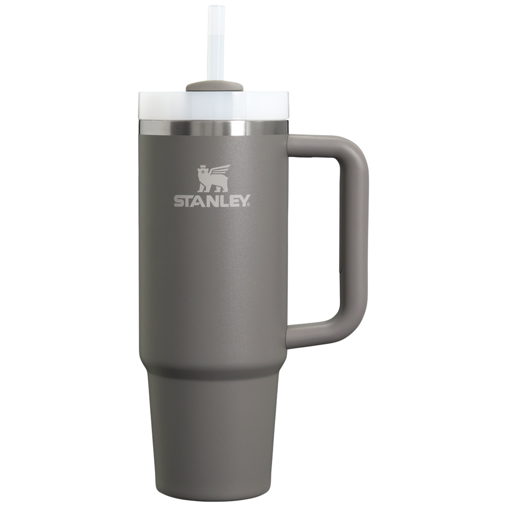 Insulated Travel The Quencher H2.0 Flowstate Tumbler D051L - Premium Stainless Steel Straw Cup for All-Day Hydration - Stone