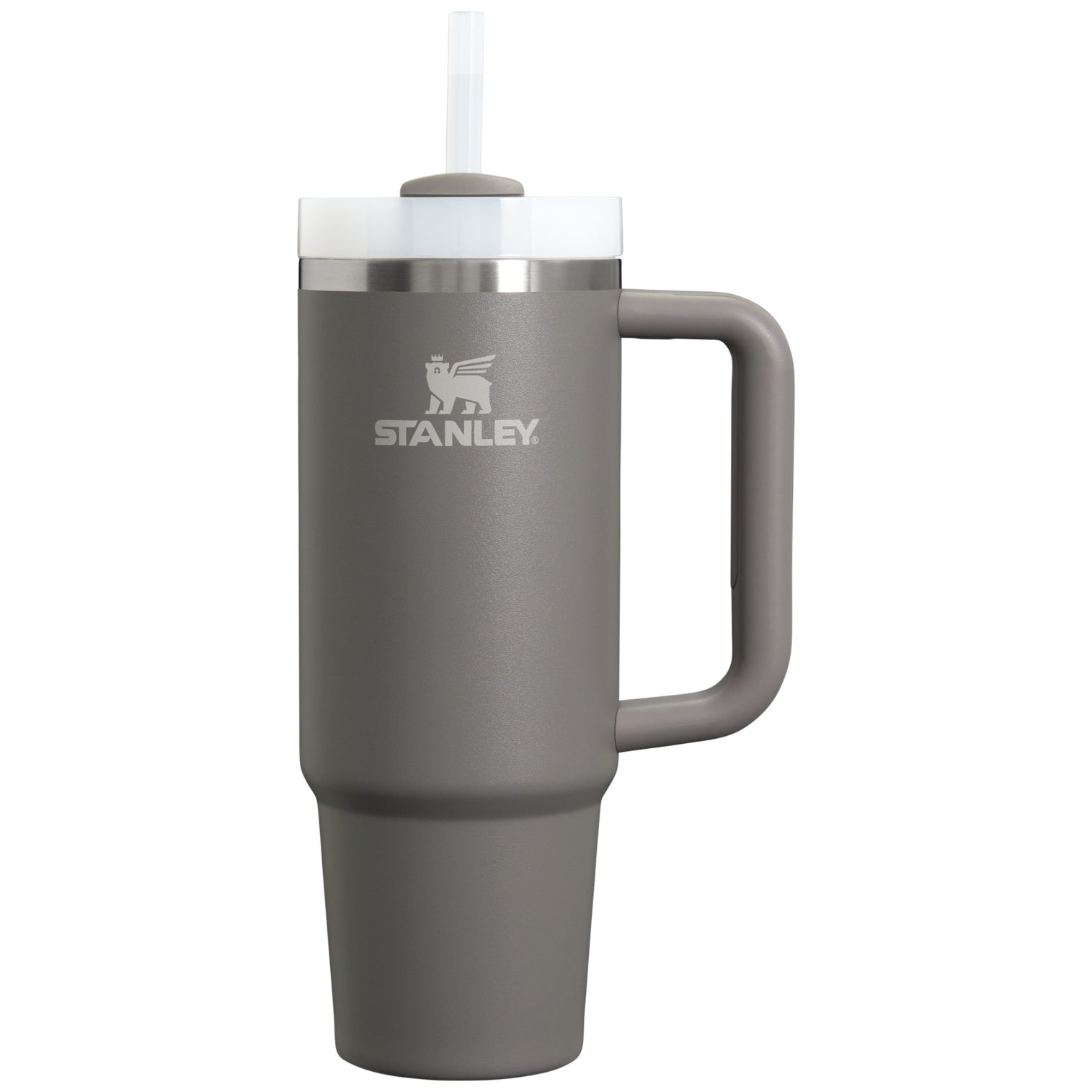 Insulated Travel The Quencher H2.0 Flowstate Tumbler D051L - Premium Stainless Steel Straw Cup for All-Day Hydration - Stone