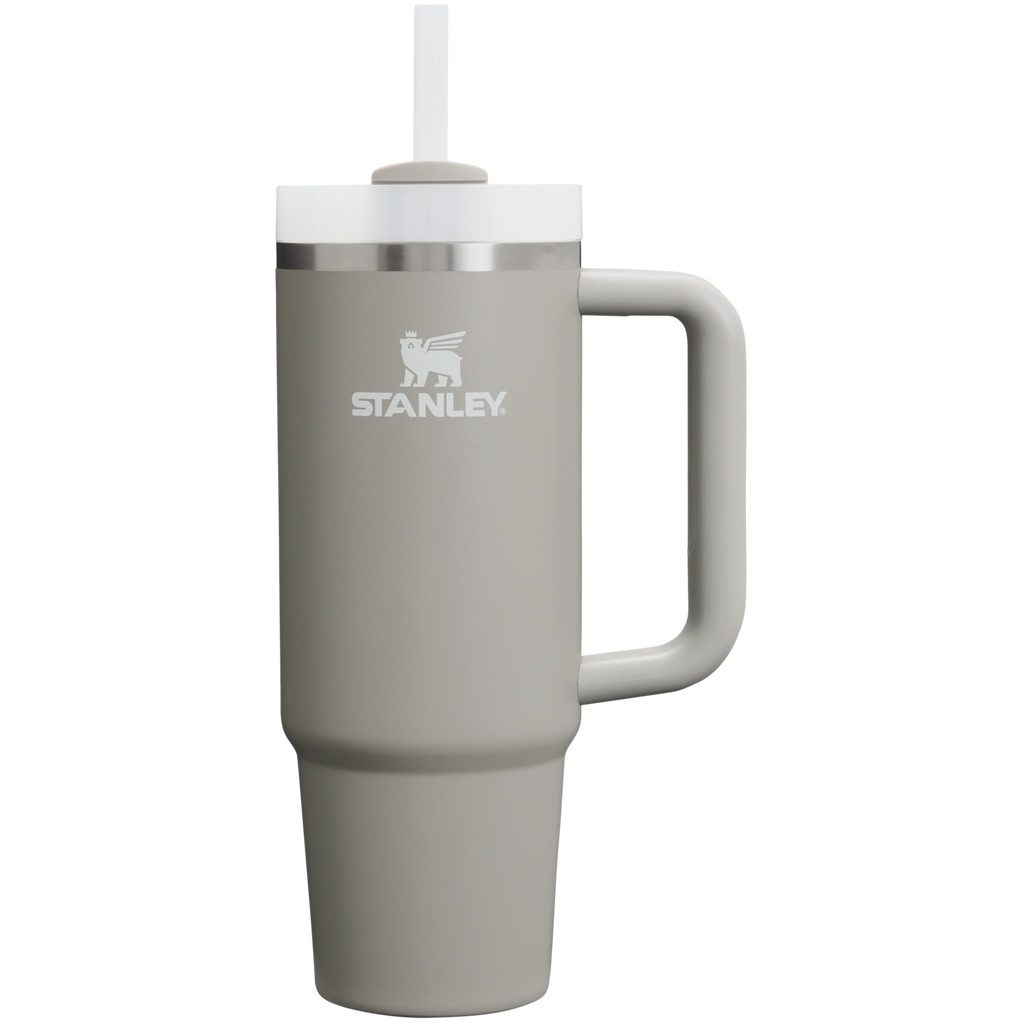 Insulated Travel The Quencher H2.0 Flowstate Tumbler D051L - Premium Stainless Steel Straw Cup for All-Day Hydration - Ash