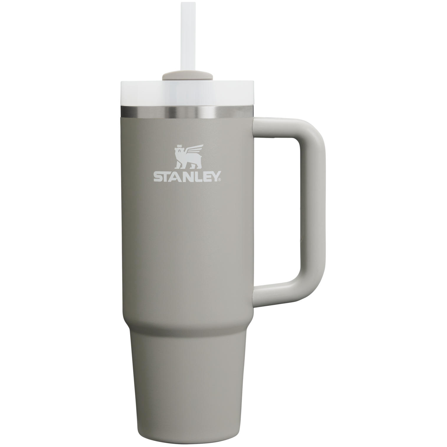 Insulated Travel The Quencher H2.0 Flowstate Tumbler D051L - Premium Stainless Steel Straw Cup for All-Day Hydration - Ash
