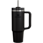 Insulated Travel The Quencher H2.0 Flowstate Tumbler D051L - Premium Stainless Steel Straw Cup for All-Day Hydration - Black 2.0