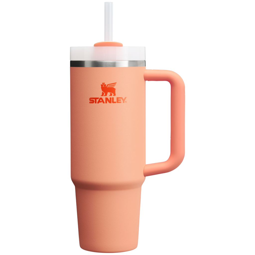 Insulated Travel The Quencher H2.0 Flowstate Tumbler D051L - Premium Stainless Steel Straw Cup for All-Day Hydration - Cream 2.0