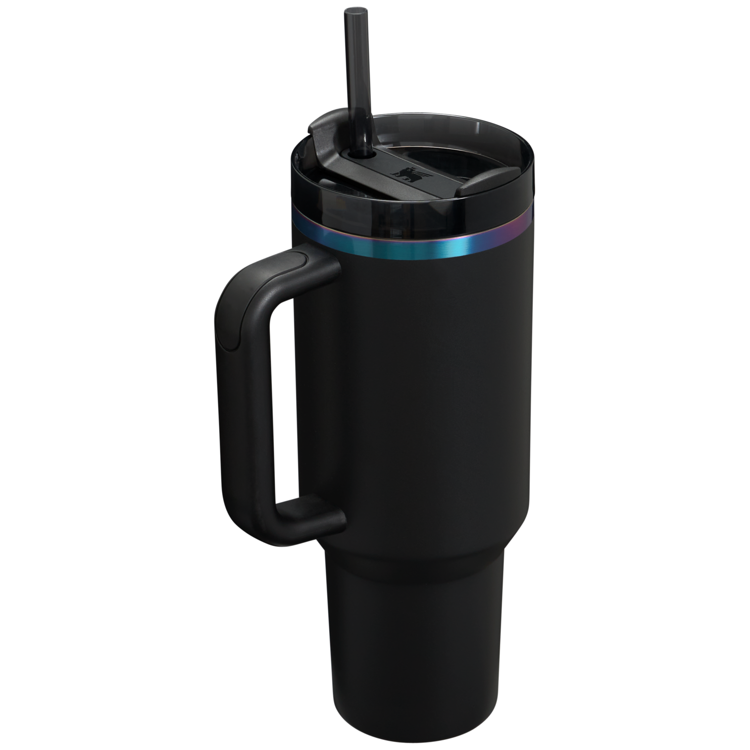 Double-Wall Vacuum The Black Chroma Quencher H2.0 Flowstate Tumbler D252B - 40oz Large Capacity Car-Cup Friendly Quencher Detail