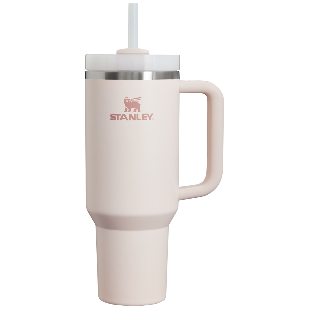 Car-Cup Friendly The Quencher H2.0 Flowstate Tumbler D050X - Double-Wall Vacuum Insulated Travel Tumbler with Straw - Rose Quartz 2.0