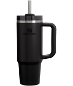 Insulated Travel The Quencher H2.0 Flowstate Tumbler | Stanley Create D331C - 40oz Large Capacity Car-Cup Friendly Quencher - Black 2.0