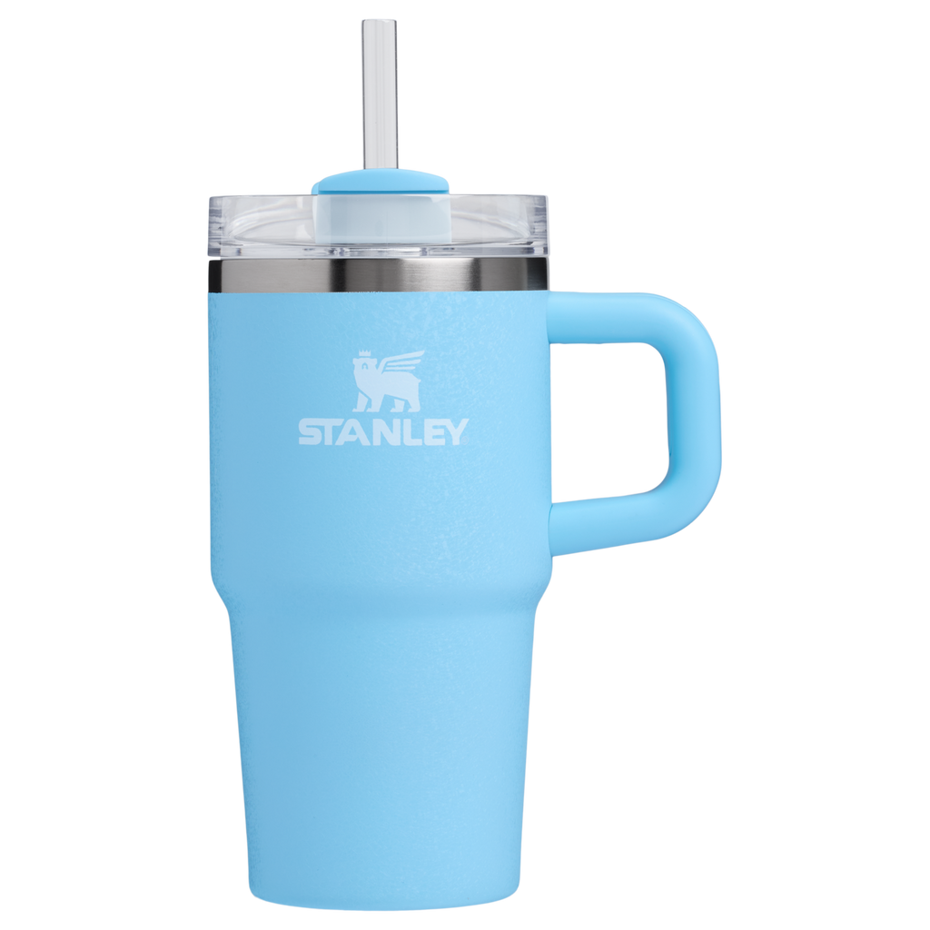 Double-Wall Vacuum The Quencher H2.O Flowstate Tumbler with Handle | Stanley Create D309N - 40oz Large Capacity Car-Cup Friendly Quencher Detail