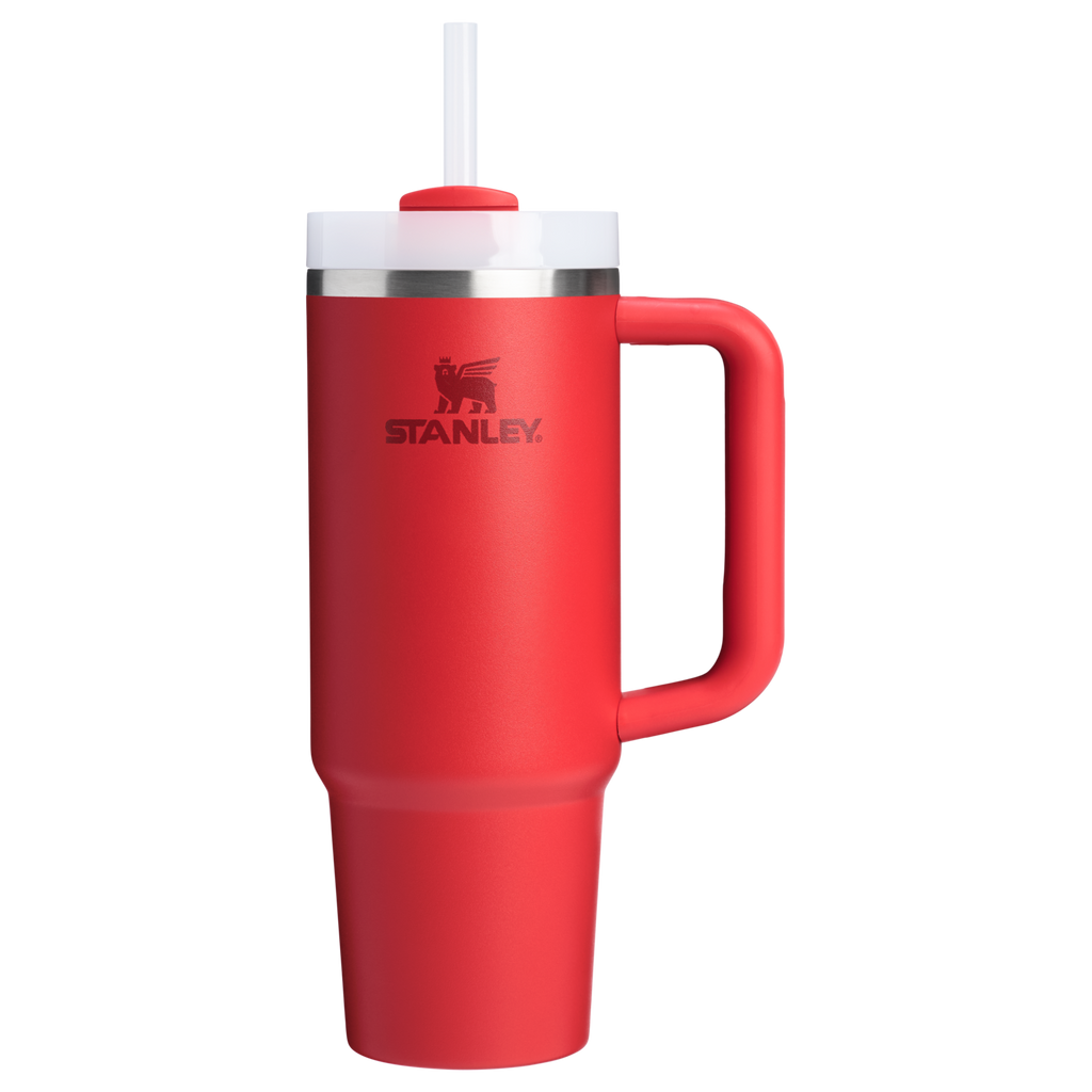 Insulated Travel The Quencher H2.0 Flowstate Tumbler D051L - Premium Stainless Steel Straw Cup for All-Day Hydration - Chili Red