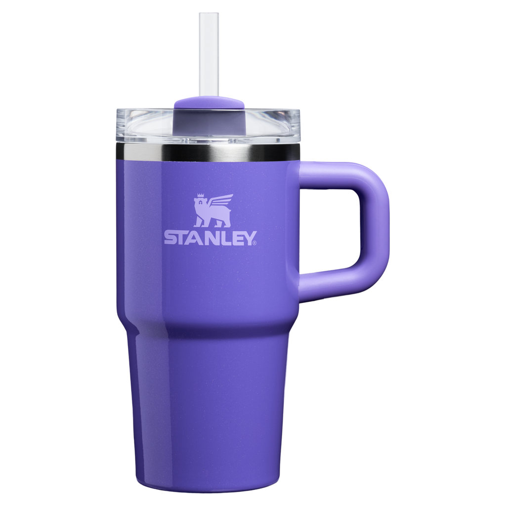 Double-Wall Vacuum The Quencher H2.O Flowstate Tumbler with Handle | Stanley Create D309N - 40oz Large Capacity Car-Cup Friendly Quencher Detail