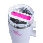 Double-Wall Vacuum The Quencher H2.O Flowstate Tumbler with Handle | Stanley Create D309N - 40oz Large Capacity Car-Cup Friendly Quencher Detail