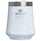 Vacuum Insulated Wine Stanley 1913 x LoveShackFancy Holiday Reserve Wine Tumbler D367F - Premium Insulated Egg-Shaped Wine Glass for Outdoors - Toscana Toile Alpine Blue