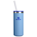 Ice-Retention The Everyday Slim Can Cooler Cup D065Q - Julienne Series Portable Picnic Chiller Tote - Blue Sky