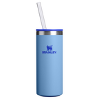 Ice-Retention The Everyday Slim Can Cooler Cup D065Q - Julienne Series Portable Picnic Chiller Tote - Blue Sky