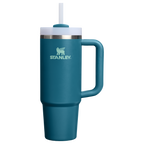 Insulated Travel The Quencher H2.0 Flowstate Tumbler | Stanley Create D331C - 40oz Large Capacity Car-Cup Friendly Quencher - Coastal Teal