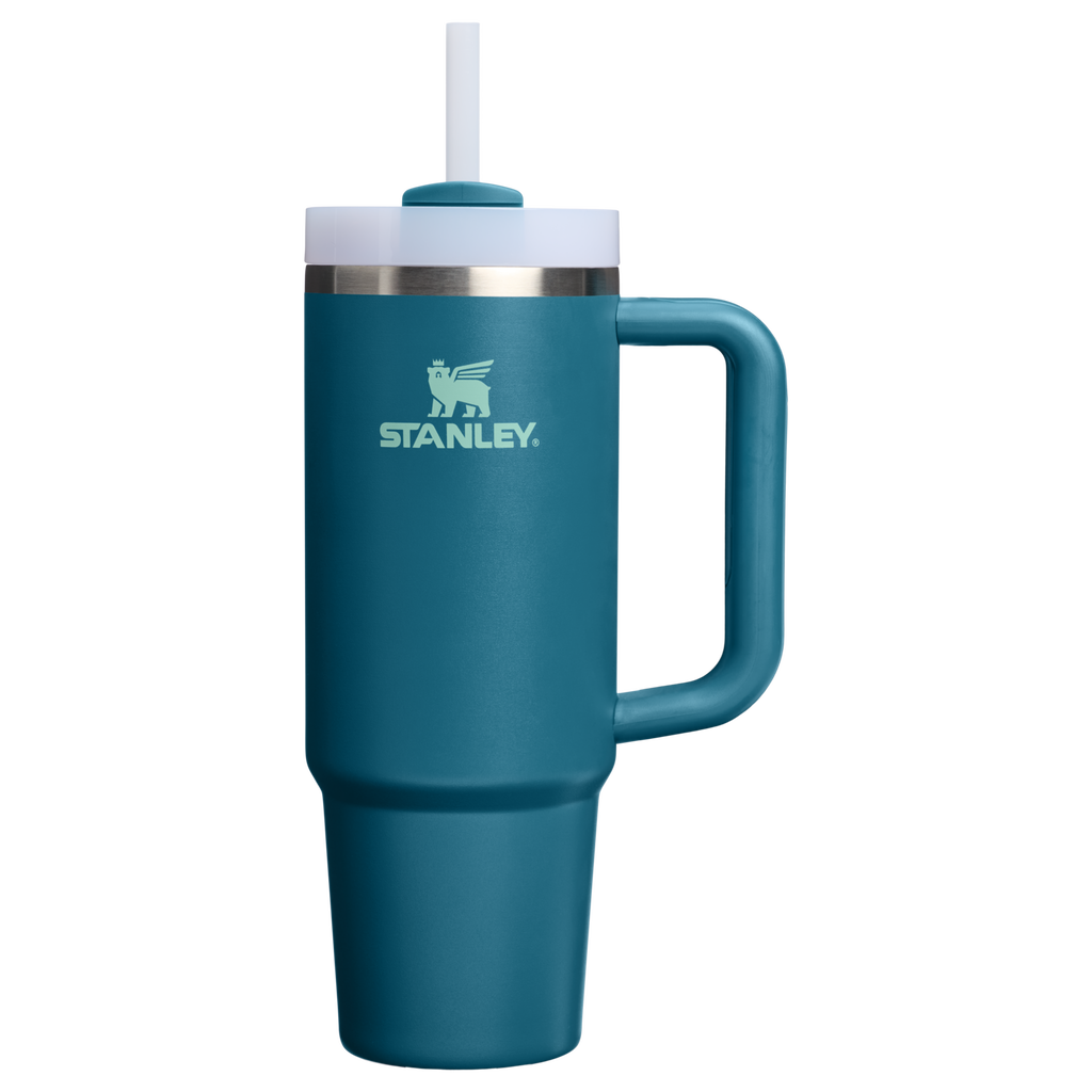 Insulated Travel The Quencher H2.0 Flowstate Tumbler D051L - Premium Stainless Steel Straw Cup for All-Day Hydration - Coastal Teal