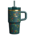 Splash-Resistant FlowState The Cheers & Cheer Quencher H2.O Flowstate Tumbler D192J - Premium Stainless Steel Straw Cup for All-Day Hydration - Holiday Botanical