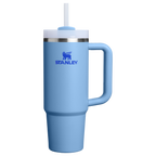 Insulated Travel The Quencher H2.0 Flowstate Tumbler D051L - Premium Stainless Steel Straw Cup for All-Day Hydration - Blue Sky