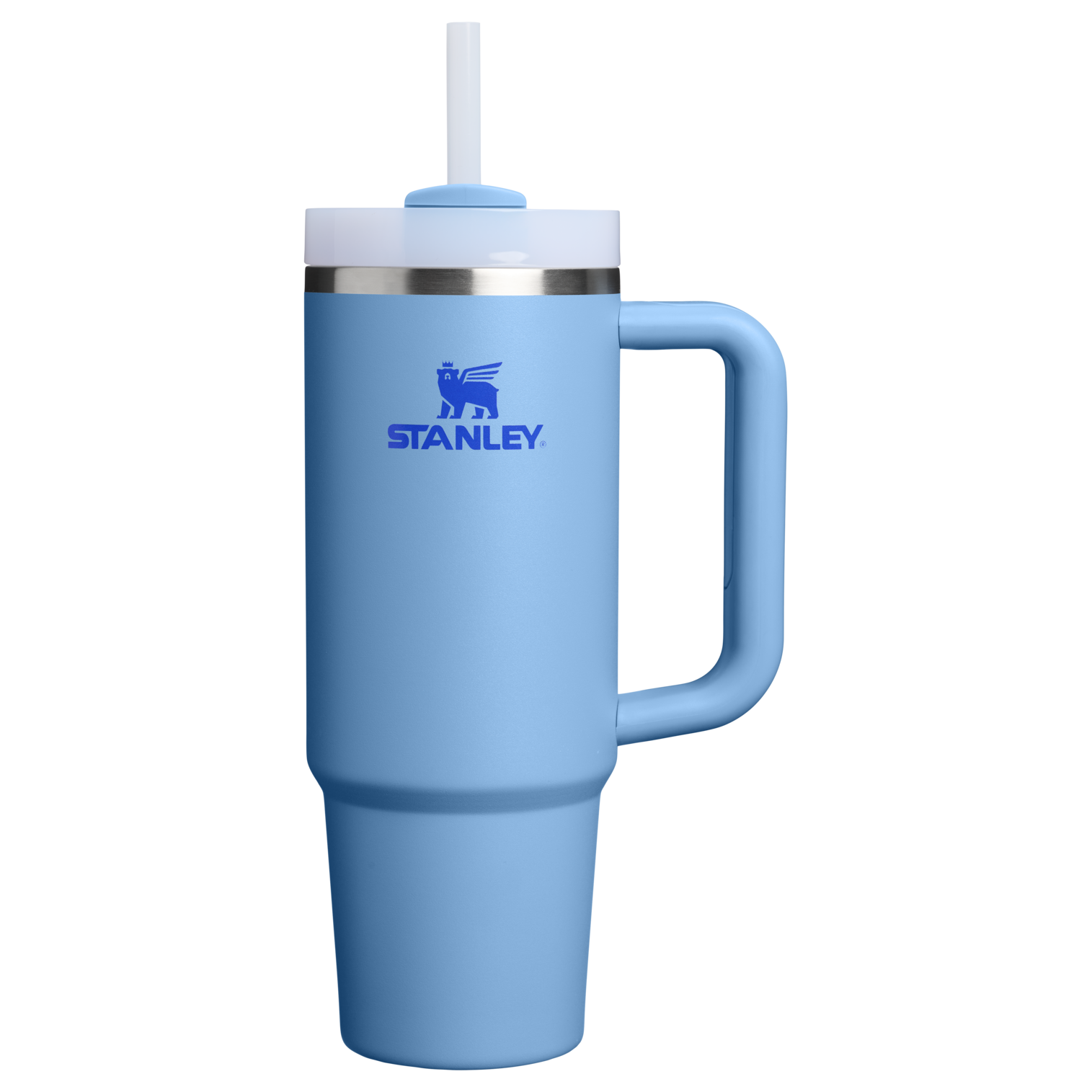 Insulated Travel The Quencher H2.0 Flowstate Tumbler D051L - Premium Stainless Steel Straw Cup for All-Day Hydration - Blue Sky