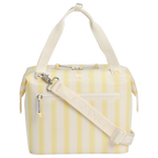 Portable Mini The All Day Julienne Mini Cooler D349V - Julienne Series Portable Picnic Chiller Tote - Cream Picnic Stripe