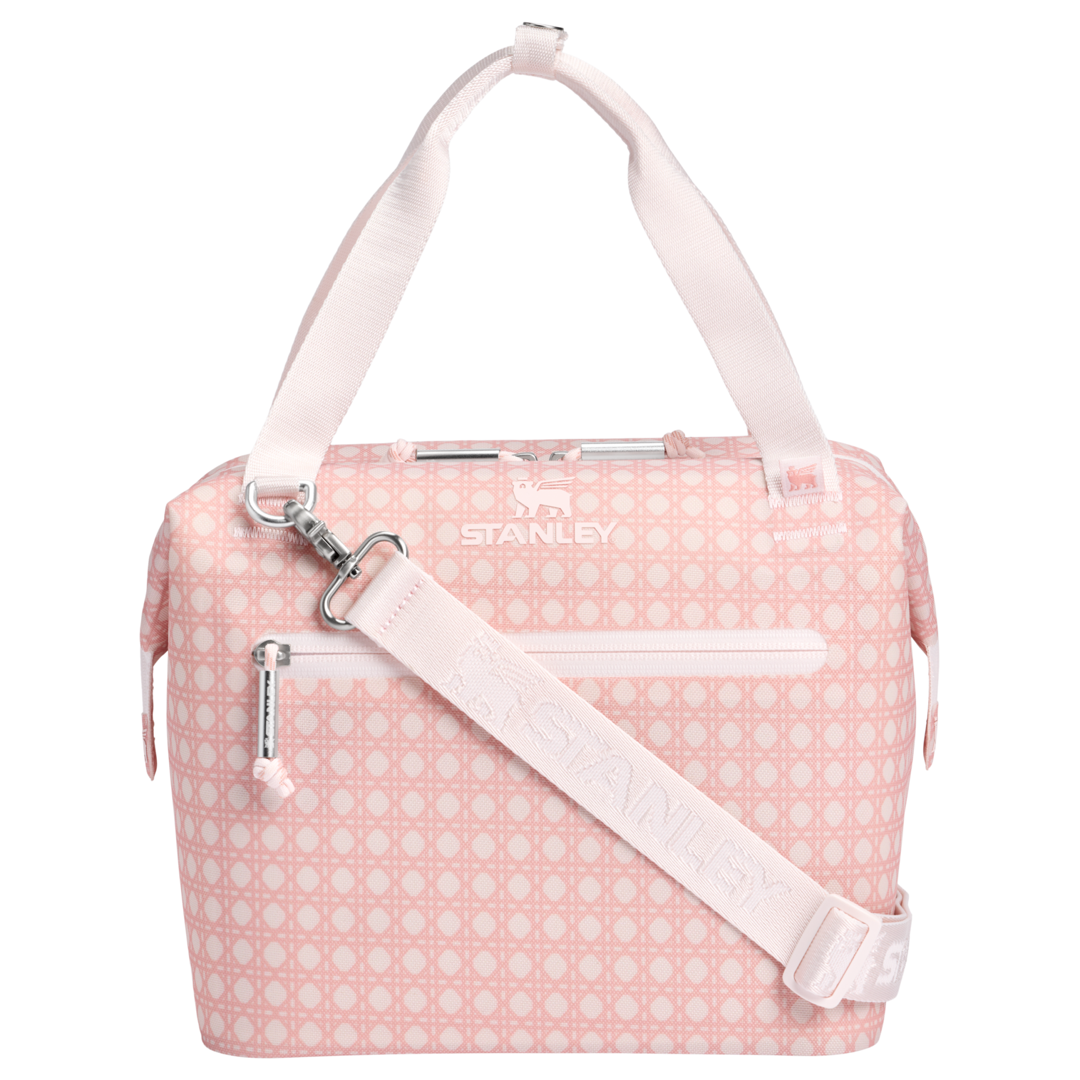 Portable Mini The All Day Julienne Mini Cooler D349V - Julienne Series Portable Picnic Chiller Tote - Rose Quartz Rattan