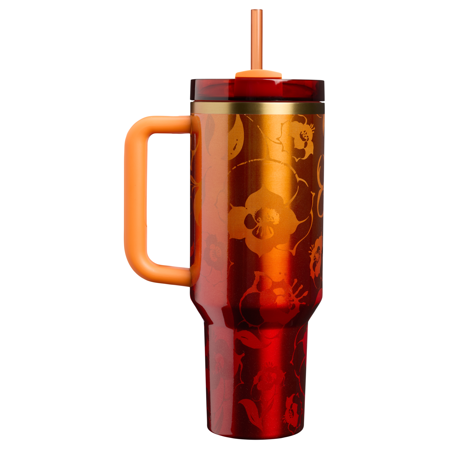 Large Capacity The Stanley 1913 x Karol G Quencher H2.0 Flowstate Tumbler D275T - FlowState 3-Position Lid Insulated Travel Mug Detail