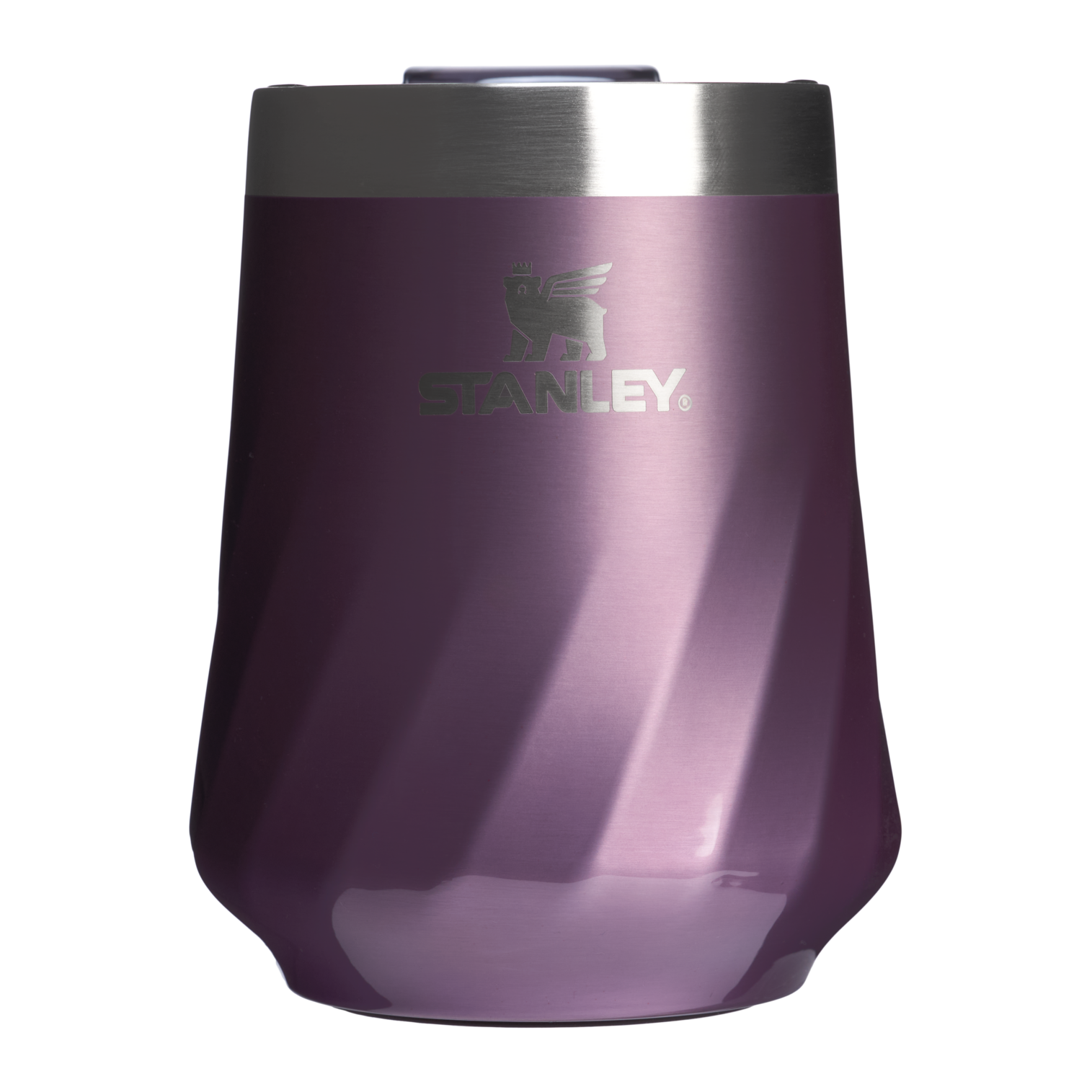 Vacuum Insulated Wine The Textured Reserve Wine Tumbler D141Z - Elegant Stemless Vacuum Insulated Wine Tumbler - Wisteria Shine
