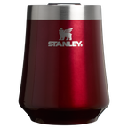 Shatterproof Luxury The Reserve Wine Tumbler D125V - Premium Insulated Egg-Shaped Wine Glass for Outdoors - Garnet Shine