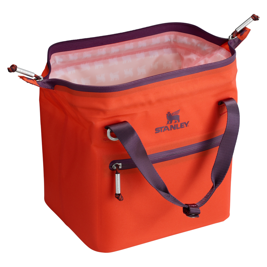 Ice-Retention The All Day Julienne Mini Cooler D052R - Compact All-Weather Soft-Sided Cooler Backpack Detail