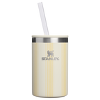Portable Mini The Everyday Can Cooler Cup D353P - Leak-Proof Insulated Mini Cooler Bag for Lunch - Cream Picnic Stripe