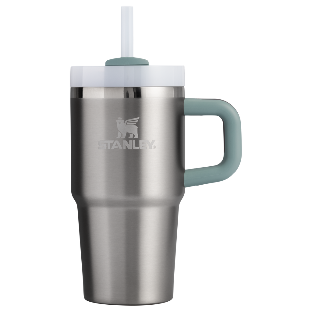 Double-Wall Vacuum The Quencher H2.O Flowstate Tumbler with Handle | Stanley Create D309N - 40oz Large Capacity Car-Cup Friendly Quencher Detail