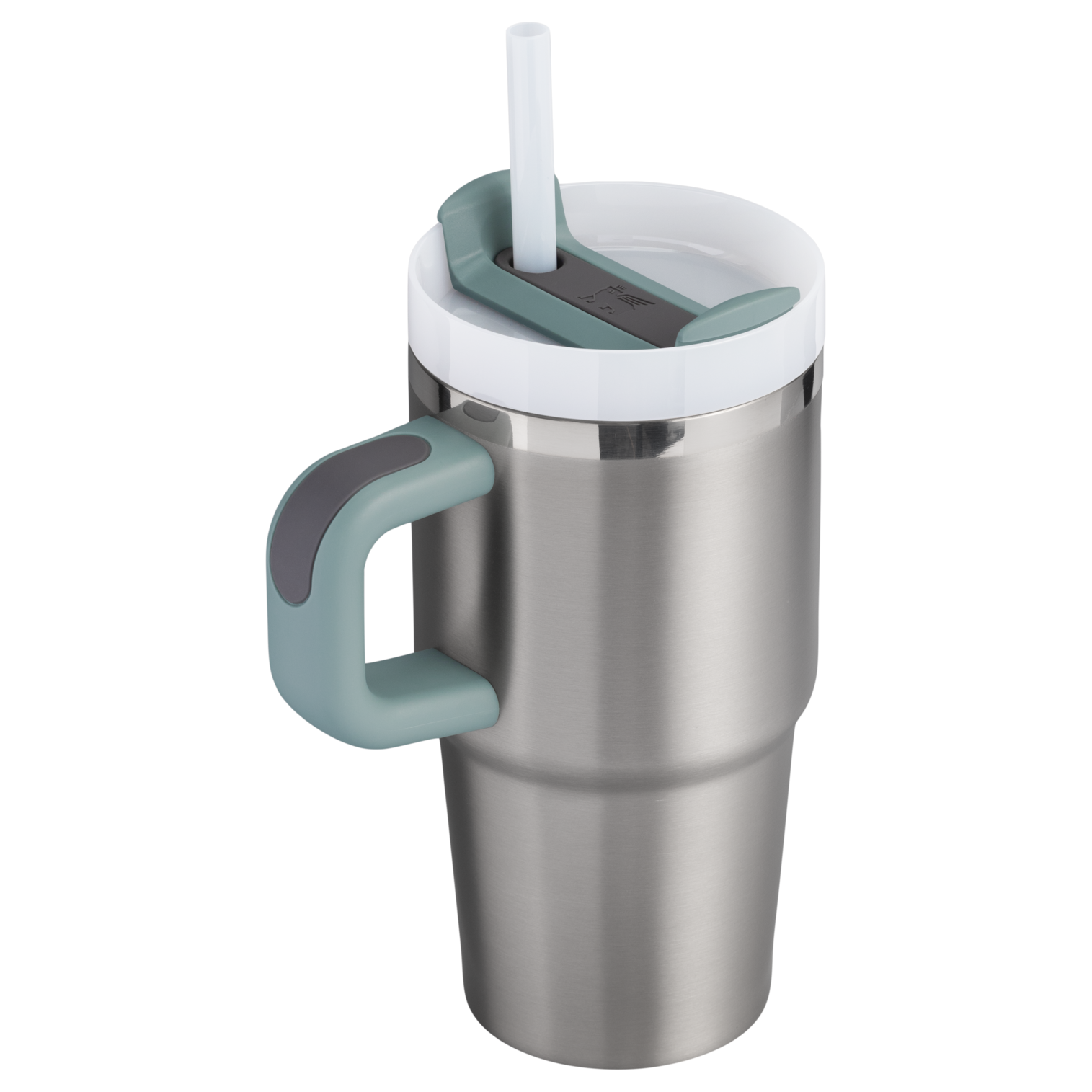 Double-Wall Vacuum The Quencher H2.O Flowstate Tumbler with Handle | Stanley Create D309N - 40oz Large Capacity Car-Cup Friendly Quencher Detail