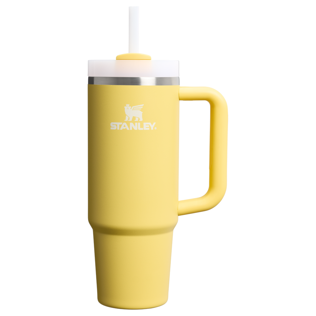 Insulated Travel The Quencher H2.0 Flowstate Tumbler D051L - Premium Stainless Steel Straw Cup for All-Day Hydration - Daffodil