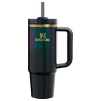 Splash-Resistant FlowState The Wicked for Good Quencher H2.0 Flowstate Tumbler D246P - 40oz Large Capacity Car-Cup Friendly Quencher - Elphaba For Good
