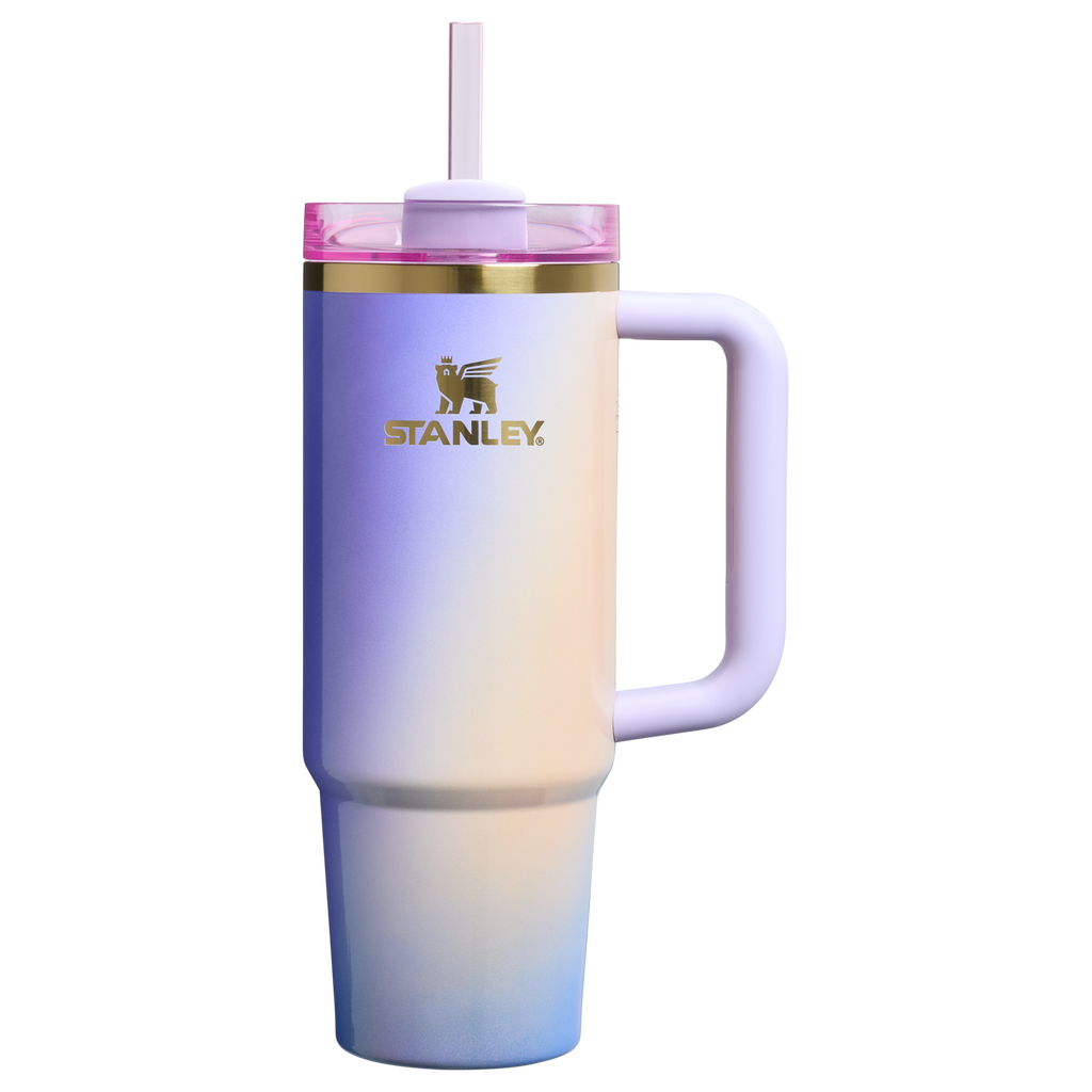 Splash-Resistant FlowState The Wicked for Good Quencher H2.0 Flowstate Tumbler D246P - 40oz Large Capacity Car-Cup Friendly Quencher - Glinda For Good