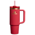 Insulated Travel The Cheers & Cheer Quencher H2.0 Flowstate Tumbler D189S - Double-Wall Vacuum Insulated Travel Tumbler with Straw - Holly Berry Gloss
