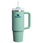 Insulated Travel The Quencher H2.0 Flowstate Tumbler | Stanley Create D331C - 40oz Large Capacity Car-Cup Friendly Quencher - Spring Green