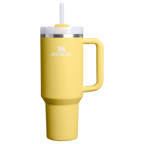 Double-Wall Vacuum The Quencher H2.0 Flowstate Tumbler  | Stanley Create D332L - Premium Stainless Steel Straw Cup for All-Day Hydration - Daffodil