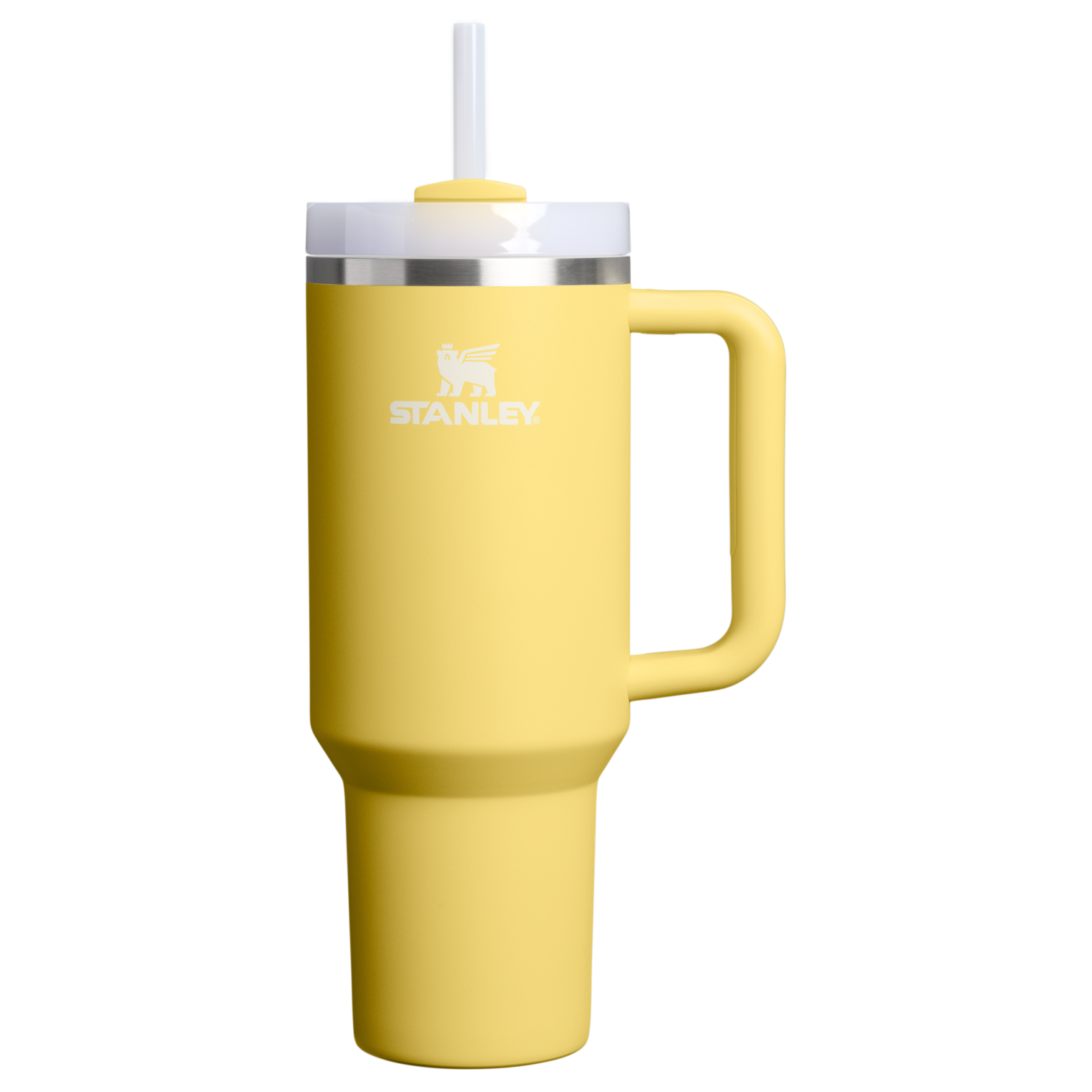 Car-Cup Friendly The Quencher H2.0 Flowstate Tumbler D050X - Double-Wall Vacuum Insulated Travel Tumbler with Straw - Daffodil