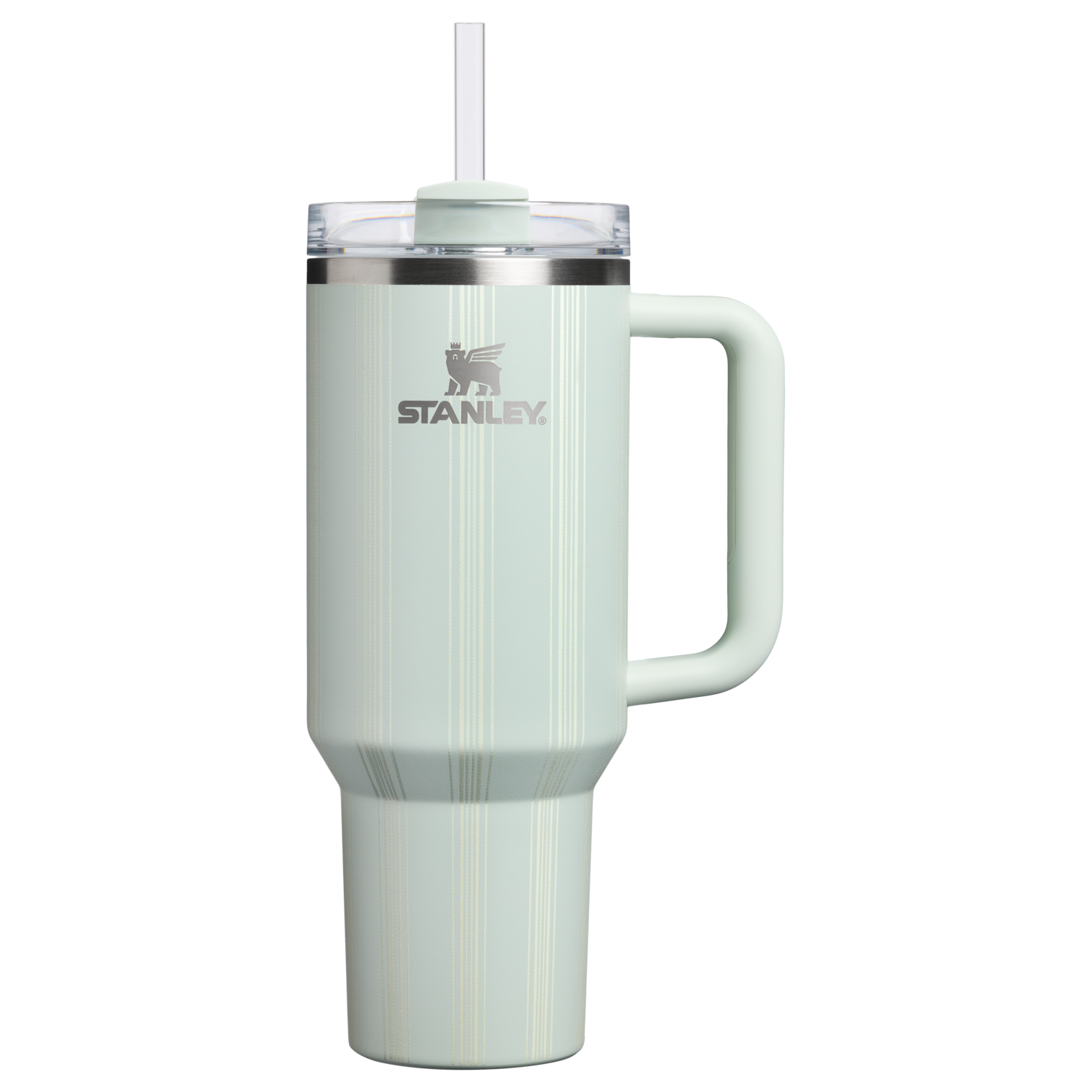 Insulated Travel The Quencher H2.0 Flowstate Tumbler D342C - Premium Stainless Steel Straw Cup for All-Day Hydration - Mist Picnic Stripe