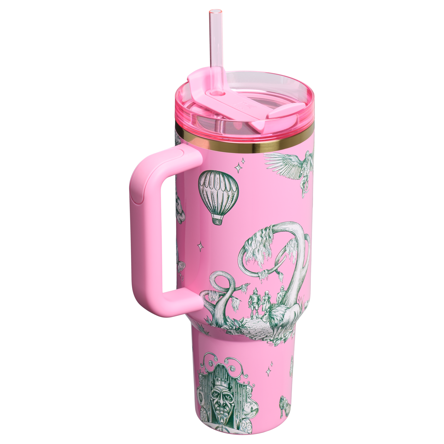Splash-Resistant FlowState The Wicked for Good Quencher H2.0 Flowstate Tumbler D245R - 40oz Large Capacity Car-Cup Friendly Quencher Detail
