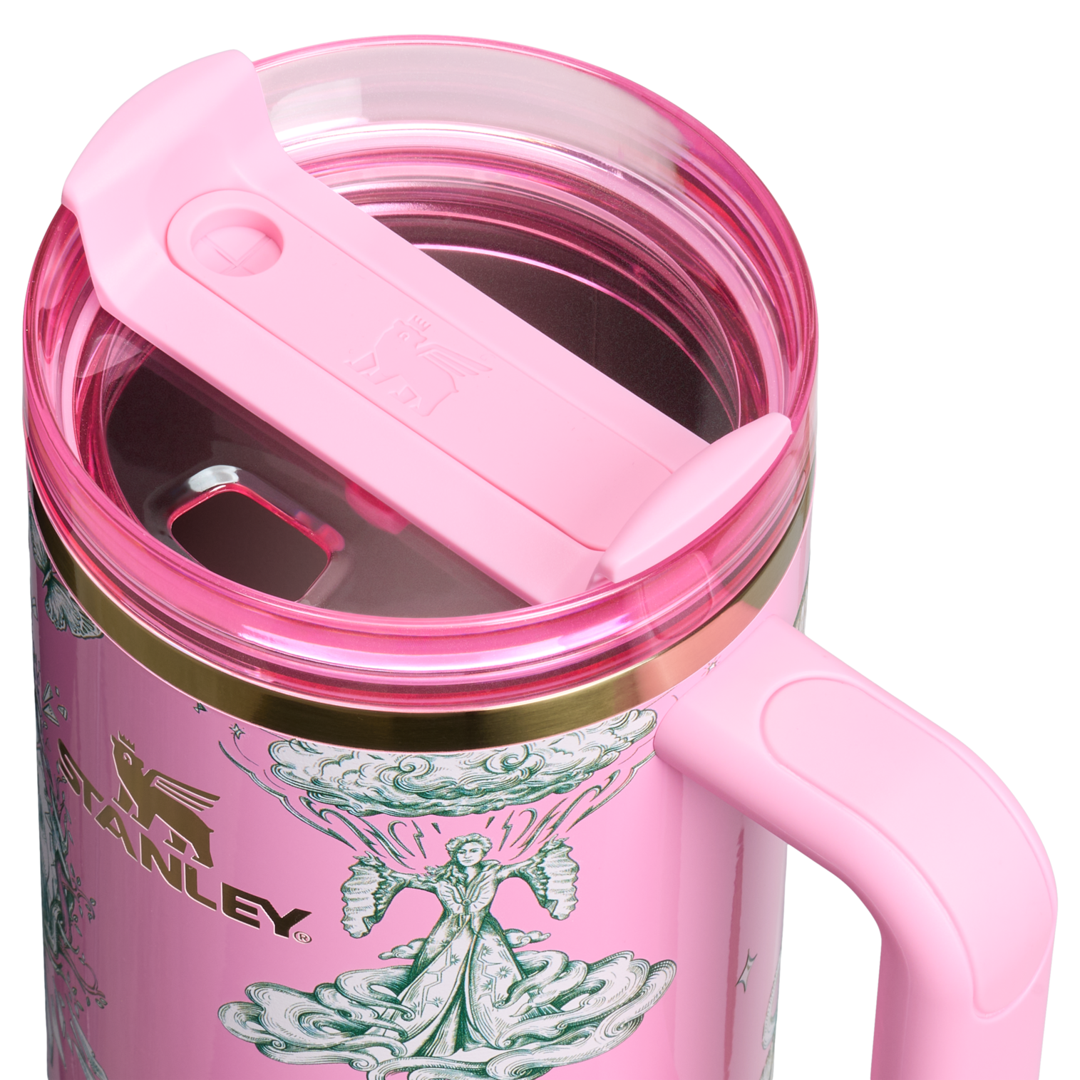 Splash-Resistant FlowState The Wicked for Good Quencher H2.0 Flowstate Tumbler D245R - 40oz Large Capacity Car-Cup Friendly Quencher Detail